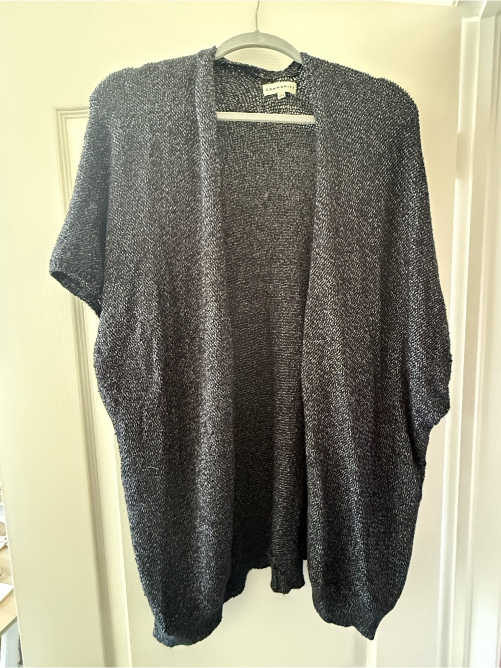 aritzia community ionic cape cardigan